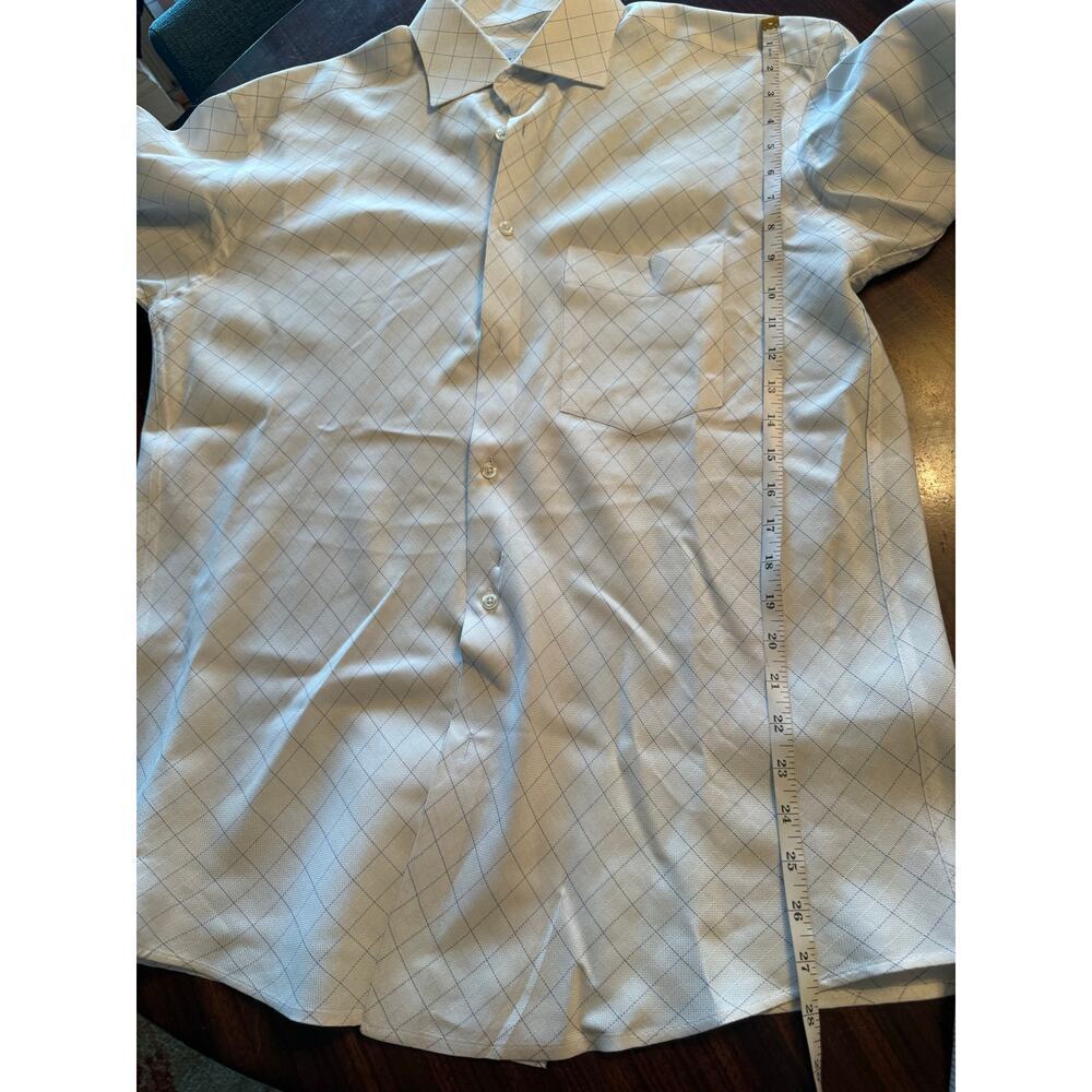 Vintage Chemises Mister Paris White Dress Button Down Long Sleeve Shirt 41-42 L - Picture 6 of 7